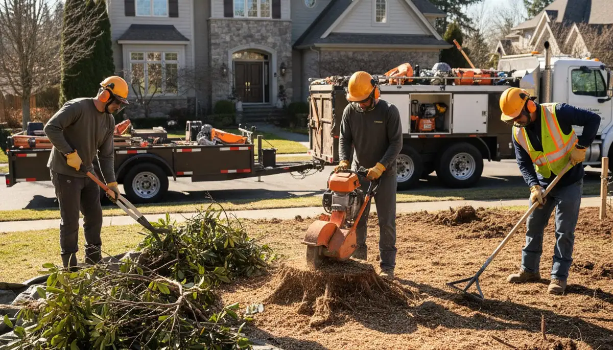 Shrub removal service in Tampa, FL for safe, efficient overgrown shrub clearing and cleanup