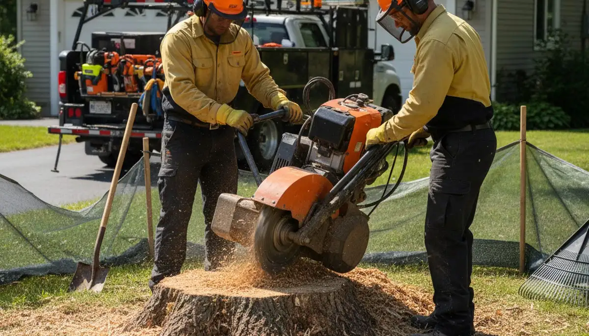 Stump removal service in Tampa, FL for a cleaner, safer yard
