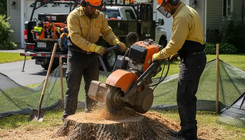 Stump removal service in Tampa, FL for a cleaner, safer yard