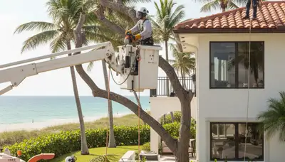 Tree service team in Tampa, FL providing professional tree trimming and care