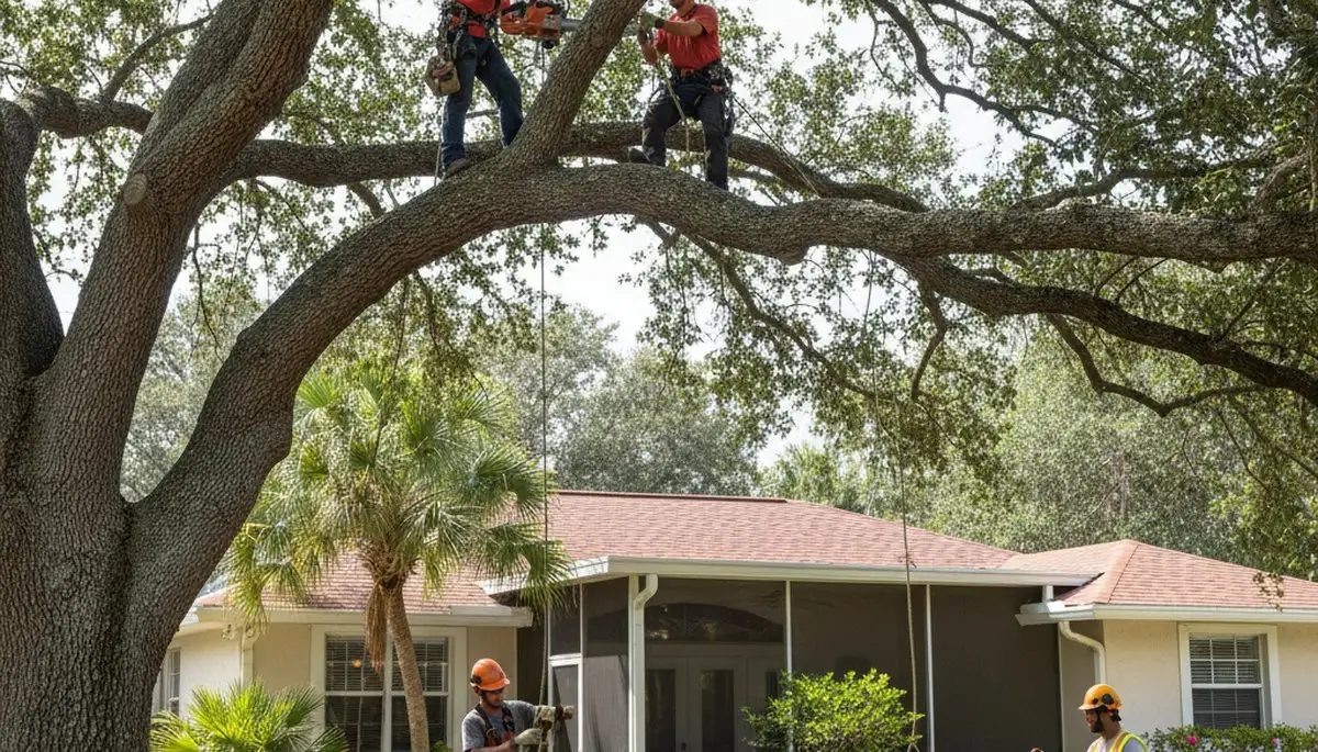 Tree trimming crew serving Tampa, FL for safe, professional tree care