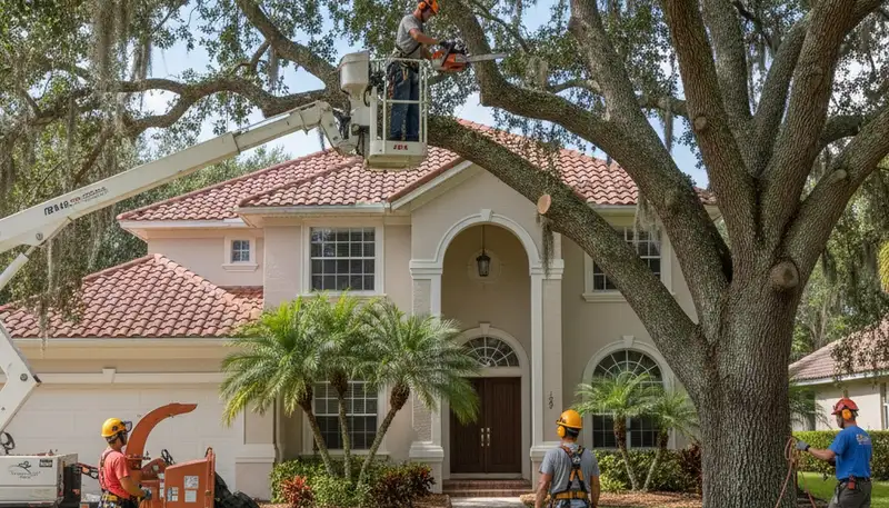 Tree trimming service in Tampa, FL for residential and commercial properties
