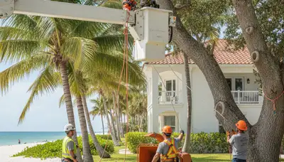 Tree service crew in Tampa, FL providing professional tree trimming and maintenance